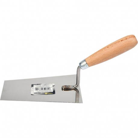 Vorel Trapetsikujuline kellu 06380, 180mm, Roostevaba teras, Puidust käepide