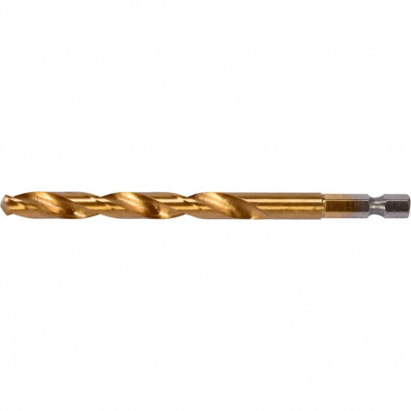 Yato YT-44768 metal drill bit, 8mm, HSS, TiN coated, 135°, 117mm, 75mm, 1/4" hex shank