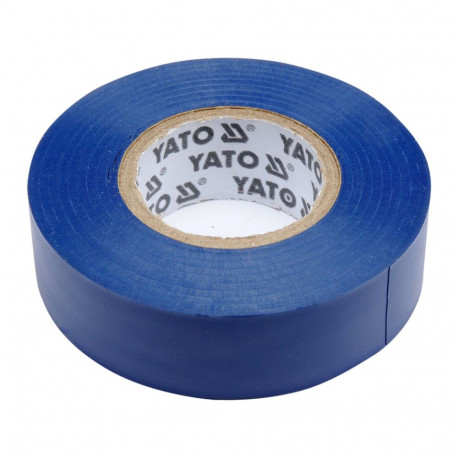 Yato elektriisolatsiooniteip YT-81651, 19mm, 20m, 0.13mm, PVC, sinine, EN60454-3-1-1/F-PVC/60/R-Tp, 