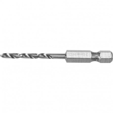 Yato Metal drill bit YT-44863, 3 mm, HSS 6542, 61 mm, 31 mm, 135°, 1/4" 6.3 mm, hex shank, DIN 338, 