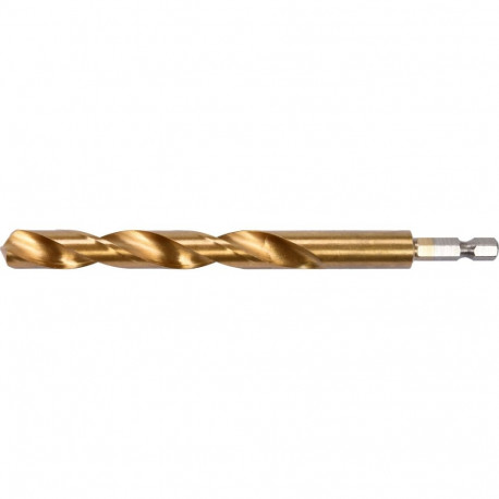 Yato Metal Drill Bit YT-44774, 12mm, HSS 4241, 1/4" 6.3mm, 135°, 151mm, 101mm, titanium nitride coat