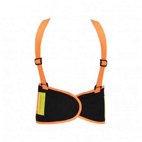Flexible back support belt with reflective elements YATO YT-74241 / 10012029 orange length 125 cm wi