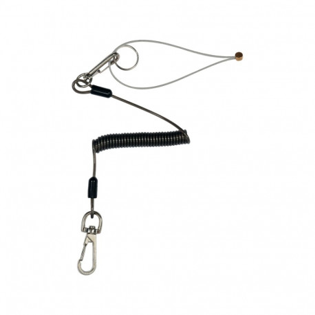 Ohutusnöör karabiiniga tööriistadele lahtipääsetavate kinnitustega Ø1.5 mm 52–170 cm maks 3 kg YT-74