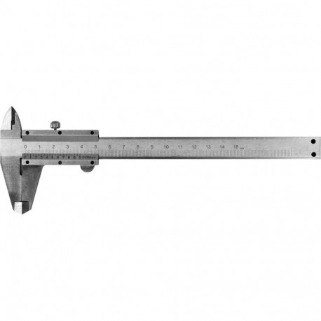 Vorel vernier caliper 15100, 0-150mm, ±0.05mm, stainless steel, external, internal, height and depth