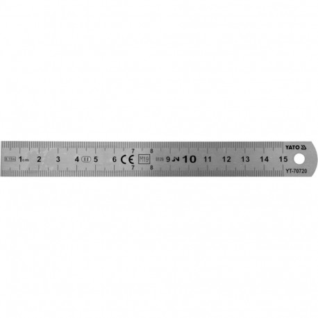 Ss Straightedge 150Mm YT-70720 YATO