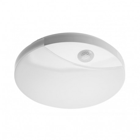 LED laevalgusti LOGOS 16W liikumisanduriga, 1200lm, IP44, 360°, valge; LD-LOG16W-LED GTV