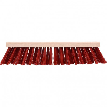 Toya Street Broom 35868, 400mm, wood body, PVC, thread mount, without handle