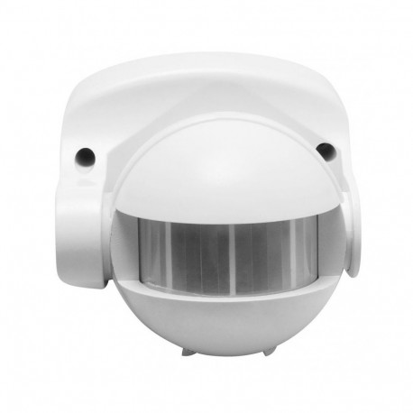 Gtv CR-CR1000-00 motion sensor, 1200W, 180°, 10m, IP44, LED compatible, 220-240V, 50-60Hz, white