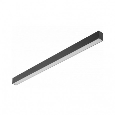 Gtv LED linear luminaire LUNA LD-LUN40WNB-00-A, 40 W, 3200 lm, 4000 K, IP20, 100°, 120 cm, black