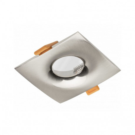 Gtv OP-ALSKW-52, square spot luminaire housing, IP54, satin, 50W, class III
