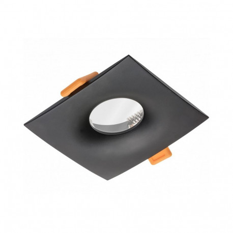 Gtv ALESSIO OP-ALSKW-00, ruudukujuline laevalgusti, IP54, 50W, must, matt, alumiinium/malm