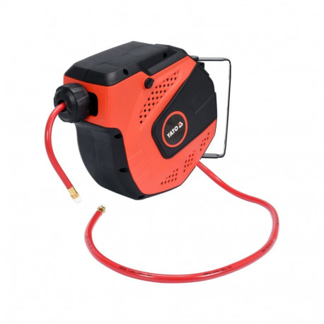 Yato YT-24242 Auto Air Hose Reel, 10m, 8mm, 2MPa, G1/4 BSPT, PVC, PP, auto rewind