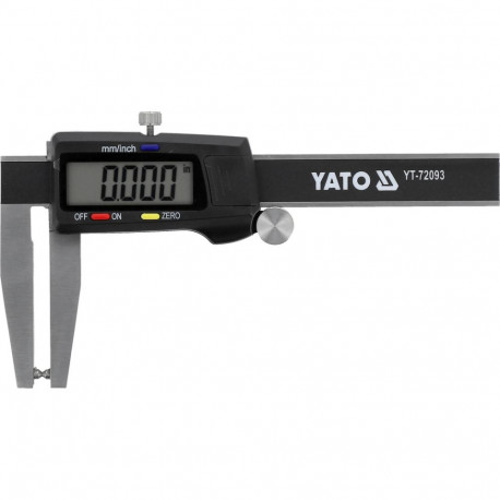 Yato Digitaalne kaliper YT-72093, 0-70 mm, 55 mm, täpsus ±0.03 mm, roostevaba teras, LCD ekraan