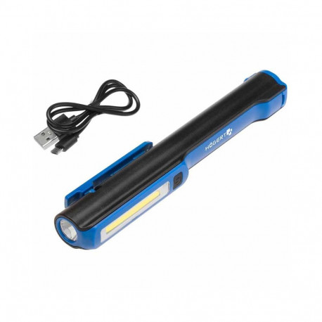 Hogert HT1E406 ülevaatuslamp, USB-laadimine, 160 lm, 3 W, 1200 mAh, 2.5 h, magnetiline, ABS