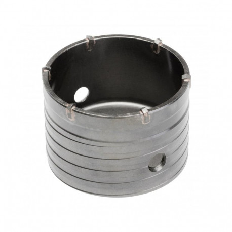 Hogert puur HT6D487, 80mm, M16, CrV40 terasest, YG-11C karbiidhambad, 6 hammast, plastikust hoiutops
