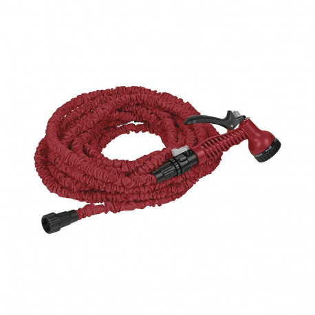 Elastīga dārza šļūtene ar pistoli laistīšanai, 15m Kreator