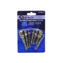8pc Set Socket Bit Extension Hex Shank Geko