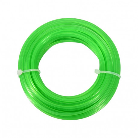 Trimmeri tamiil nailon ruudukujuline rohu ja tiheda umbrohu lõikamiseks 2.0mm 10m 89413 FLO