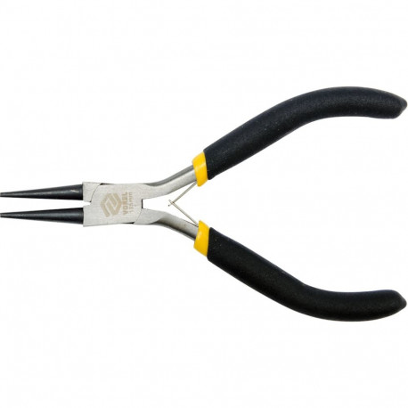 Round Nose Pliers VOREL 42307 125 mm, precise, polished jaws, plastic handles