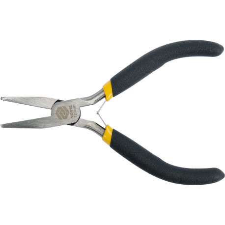 Vorel Flat Nose Pliers 42306, 120mm, polished, plastic handles, hardened, universal application