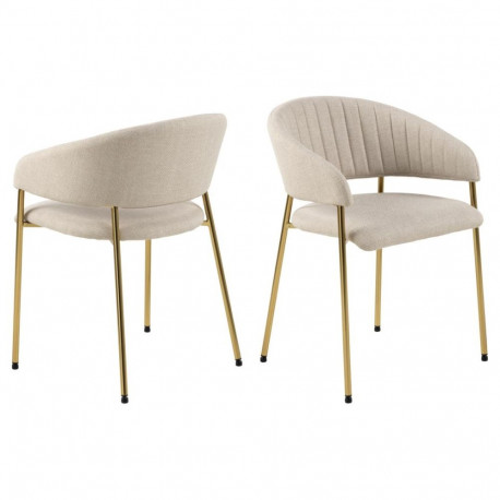 Söögitool ANN käetoega, beež