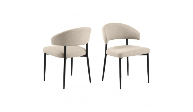 Söögitool EDINA, beeži kangaga