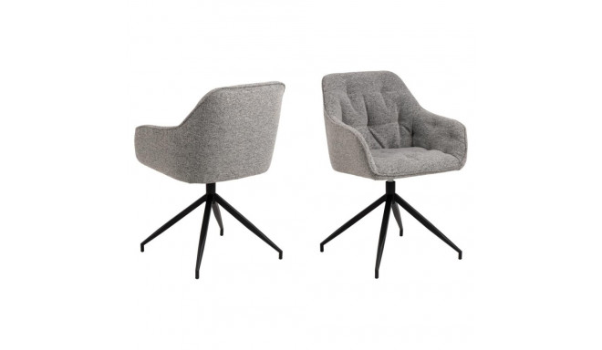 Söögitool BROOKE käetoega, hall