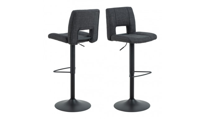 Baaritool SYLVIA kõrguse regulaatoriga, tumehall