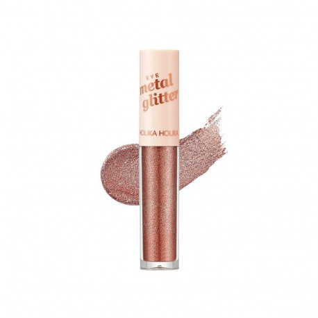 Holika Holika Sädelevad kreemjad lauvärvid Eye Metal Glitter 02 Rose Burst