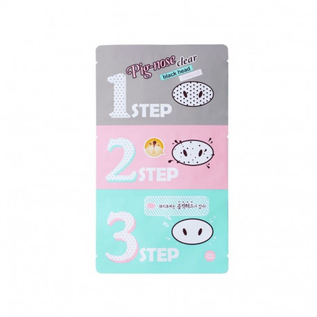 Holika Holika Pooride puhastuskomplekt Pig Nose Clear Black Head 3-Step Kit