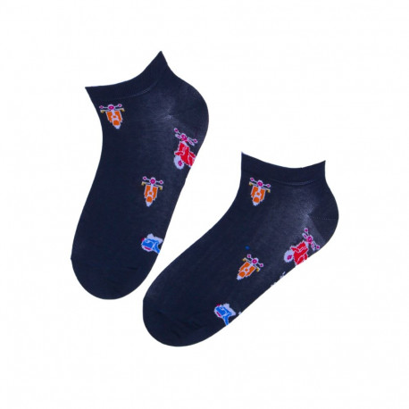 SOKISAHTEL VESPA tumesinised madalad sokid meestele 446