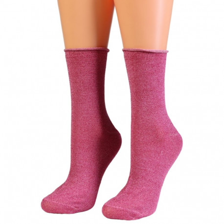 SOKISAHTEL ELINA roosad sädelevad sokid 444