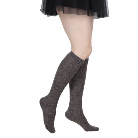 SOKISAHTEL Alpakavillased pruunid põlvikud ALPAKA 446