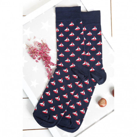 SOKISAHTEL BOAT sinised sokid purjekatega 444