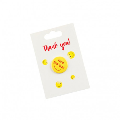 SOKISAHTEL NICE PERSON rinnamärk 425