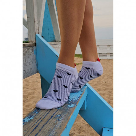 SOKISAHTEL LALLI naiste madalad puuvillased sokid 444