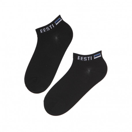 SOKISAHTEL VIRU puuvillased musta värvi sokid naistele ja meestele