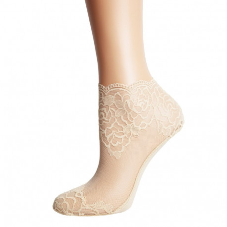 SOKISAHTEL TERESA beežid pitsist sokid naistele 444