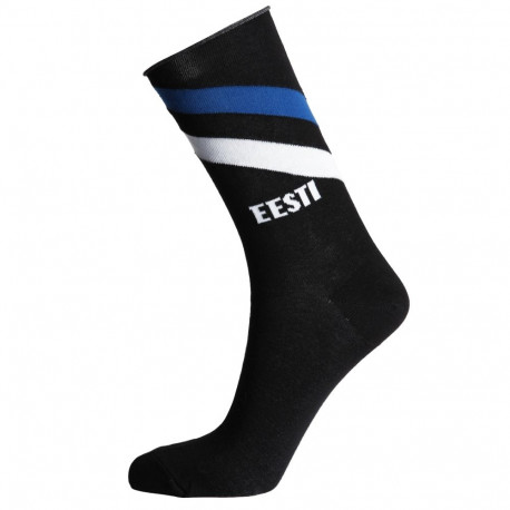 SOKISAHTEL EESTIMAA musta värvi puuvillased sokid 444, 446