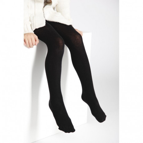 SOKISAHTEL CALDO puuvillased musta värvi laste sukkpüksid 428