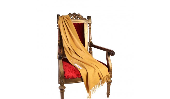 SOKISAHTEL Alpakavillane kollane pleed 425