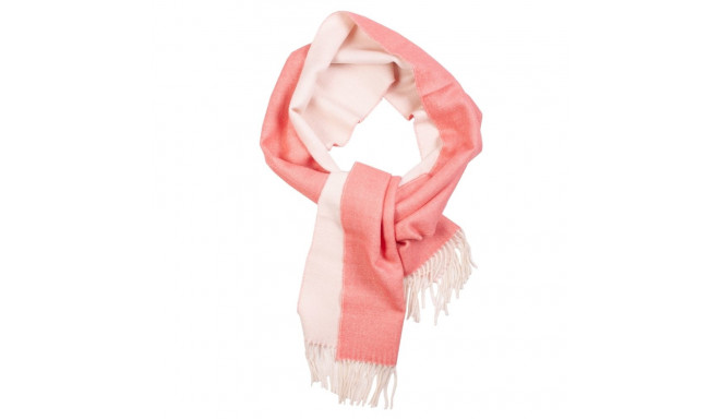 SOKISAHTEL Alpakavillane valge-roosa säbruline sall 425