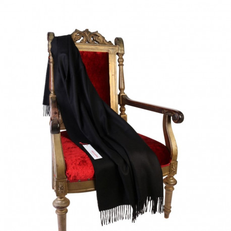 SOKISAHTEL Alpakavillane musta värvi pleed 425