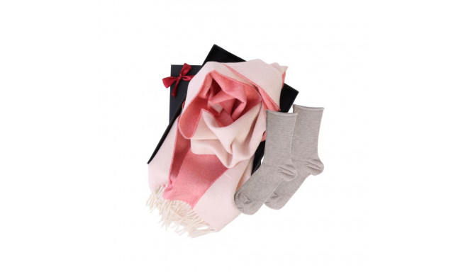 SOKISAHTEL Alpakavillast kahepoolse salli ja ANNI sokkidega kinkekarp naistele 444