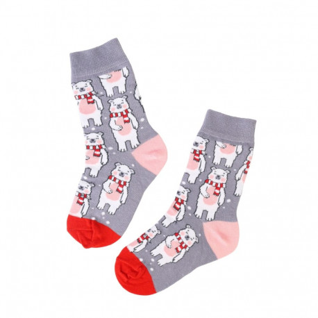 SOKISAHTEL CHRISTMAS BEAR puuvillased sokid karudega lastele 438, 439