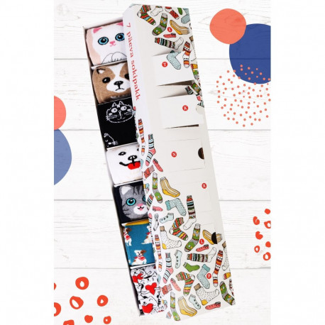 SOKISAHTEL LOOMASÕBRA kinkekarp 7 sokipaariga igaks nädalapäevaks 663