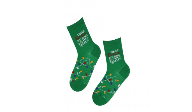 SOKISAHTEL BRINGWINE rohelised jõulusokid naistele 444