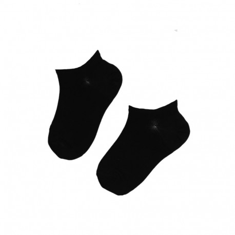 SOKISAHTEL MONDI musta värvi viskoosist sokid lastele 443