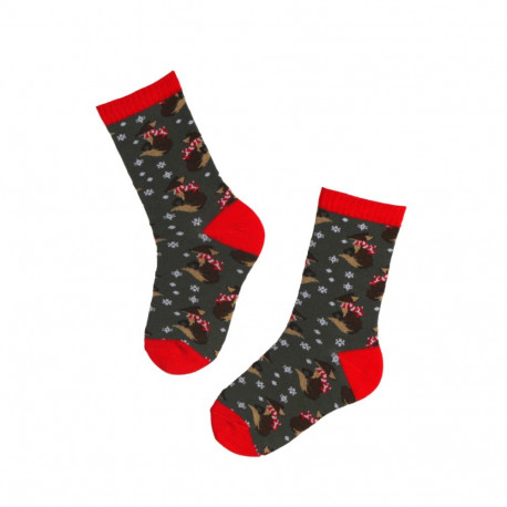 SOKISAHTEL ENJOY puuvillased rebastega sokid lastele 438, 439, 443