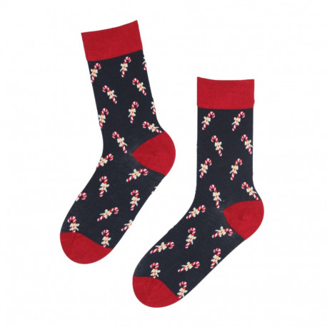 SOKISAHTEL WINTERTIME jõulukommidega puuvillased sokid 444